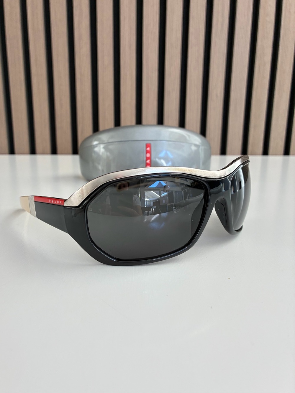Auth VTG PRADA Sunglasses SPS01H